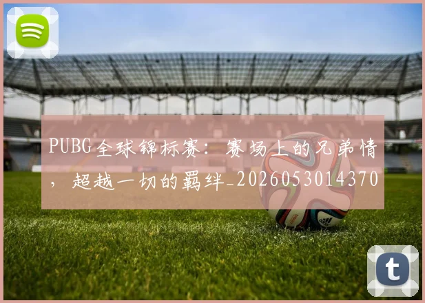 PUBG全球锦标赛:赛场上的兄弟情,超越一切的羁绊_20260530143709